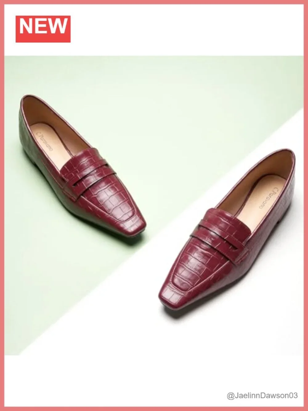 Women's Penny Loafers Slip On Square Toe Lambskin Lined Comfort Flats